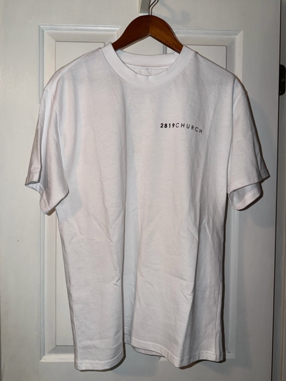 2819 Church Unisex White T-Shirt